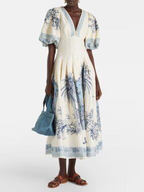 Alemais Villa Romantica Corset Midi Dress